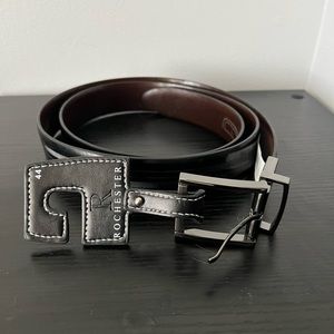 Mens leather reversible belt length 44 from DXL